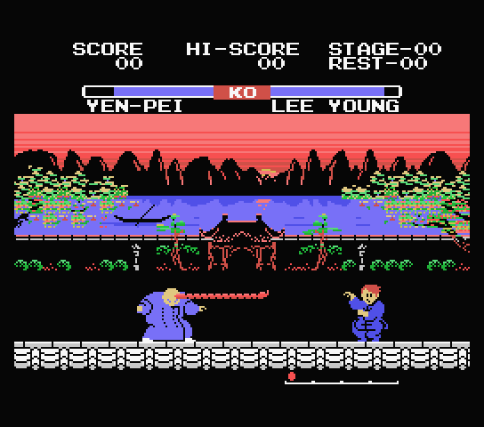 Yie Ar Kung-Fu II: The Emperor Yie-Gah screenshot 3 for MSX